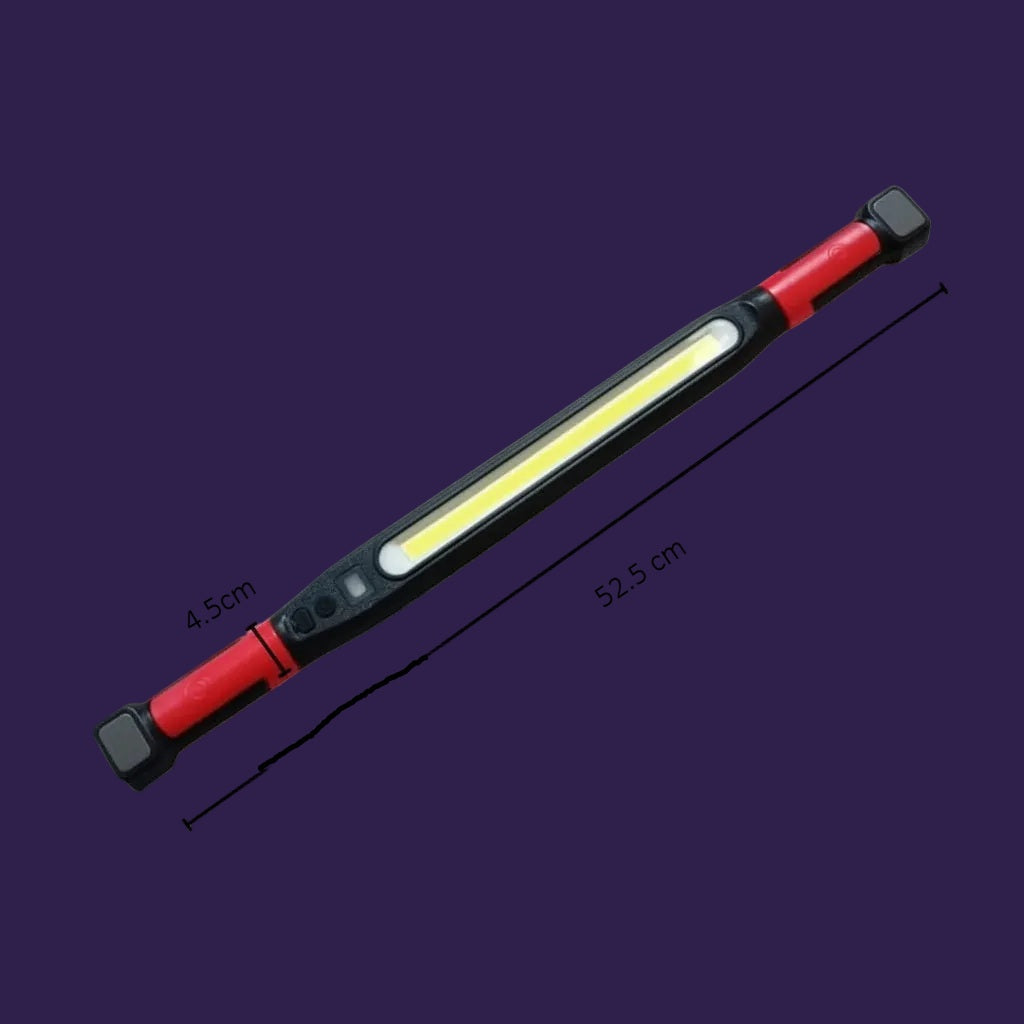 ZJ-8905 Rechargeable Work Light dimensions and flat-lay view