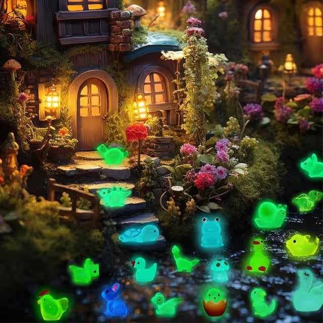 Animal Figurines Glow-in-the-Dark 60-Pack