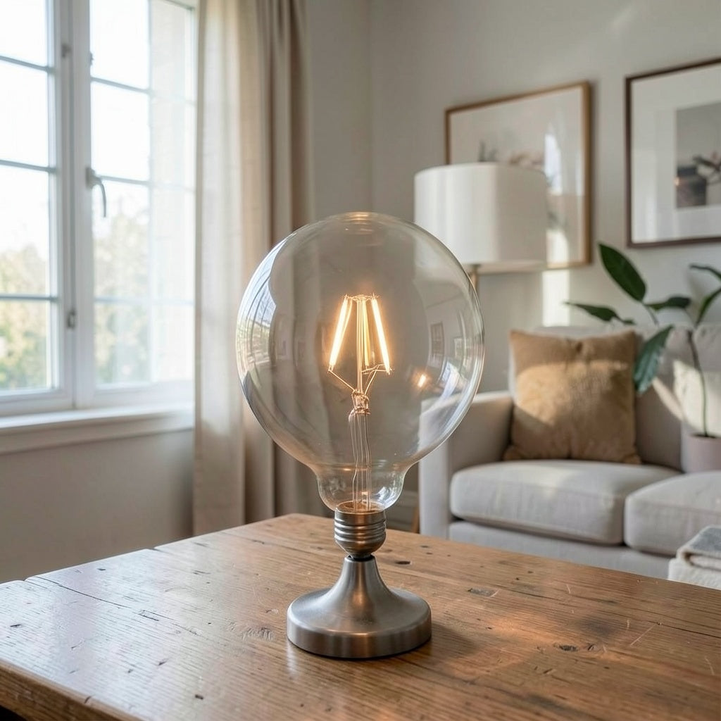 3.5W Golf Ball LED Bulb in modern table lamp