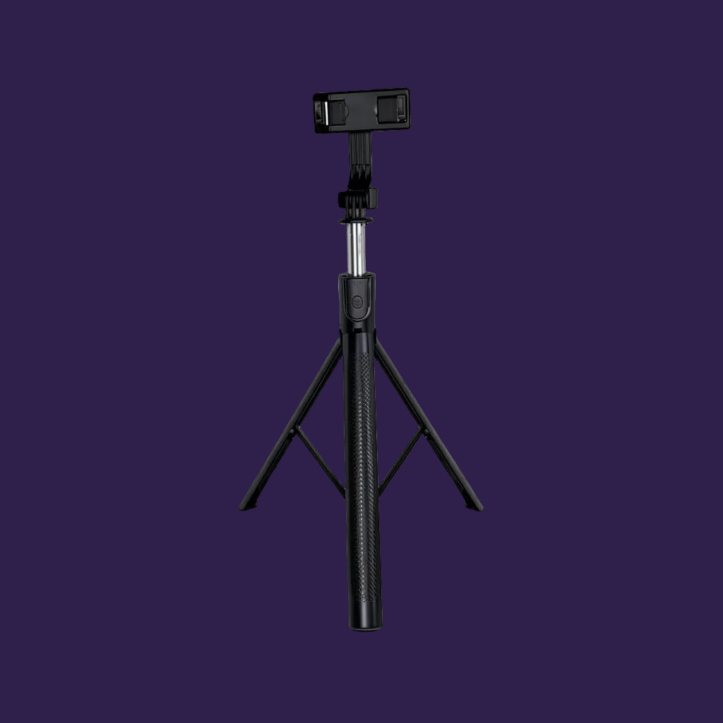 Selfie Stick Tripod - Stand Angle View
