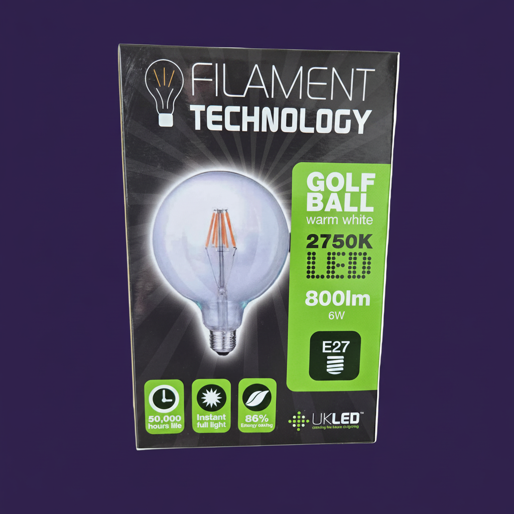6 Watt Golf Ball LED Bulb