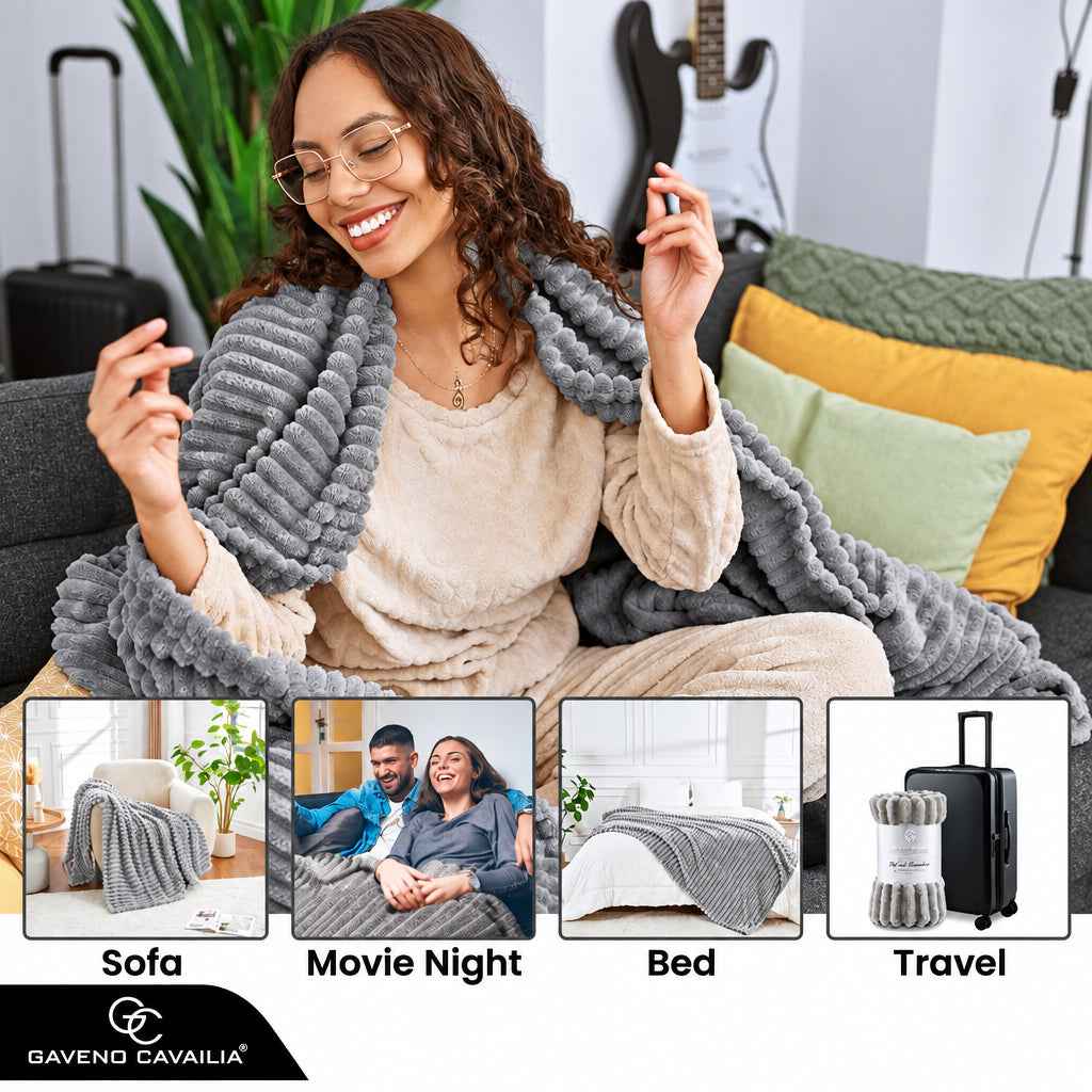 Large Blanket Throw 200-150cm