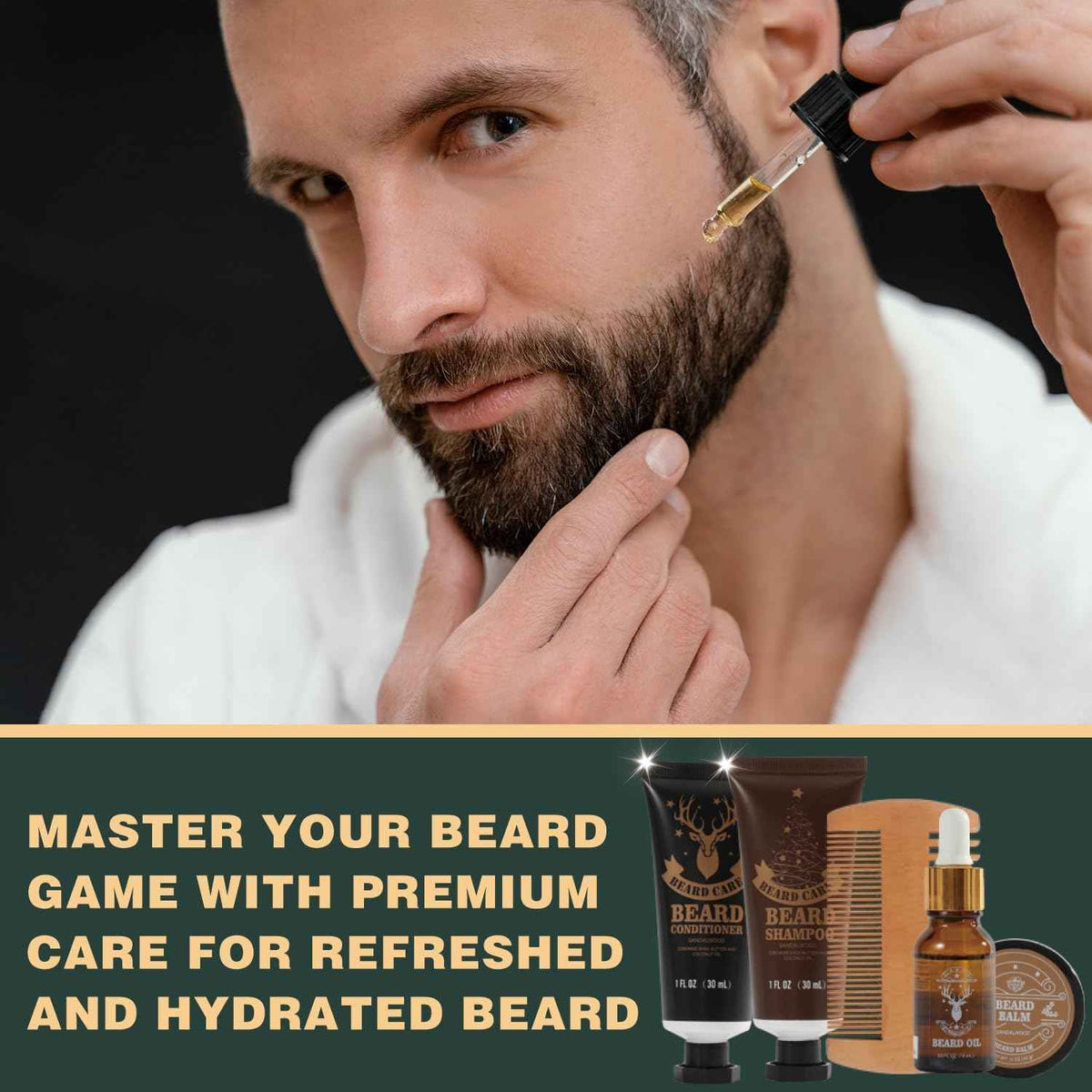 BODY & EARTH Men's Advent Calendar beard care grooming essentials