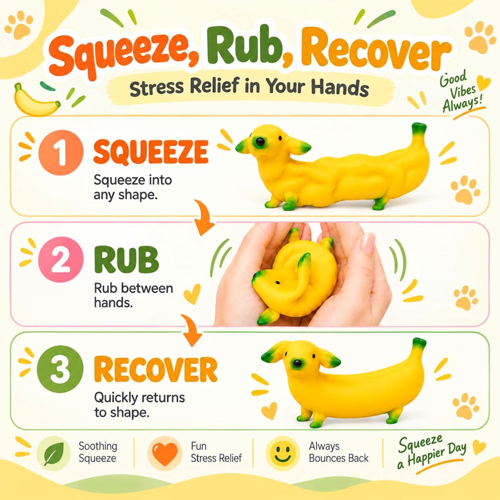 Stretchy Hotdog Squish - Elastic deformation and shape recovery details