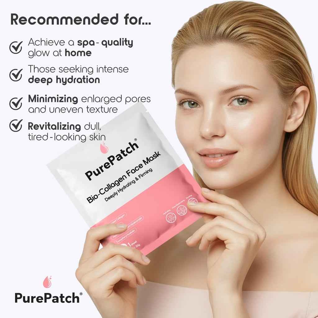 PurePatch Bio‑Collagen Face Mask (5 Pack)