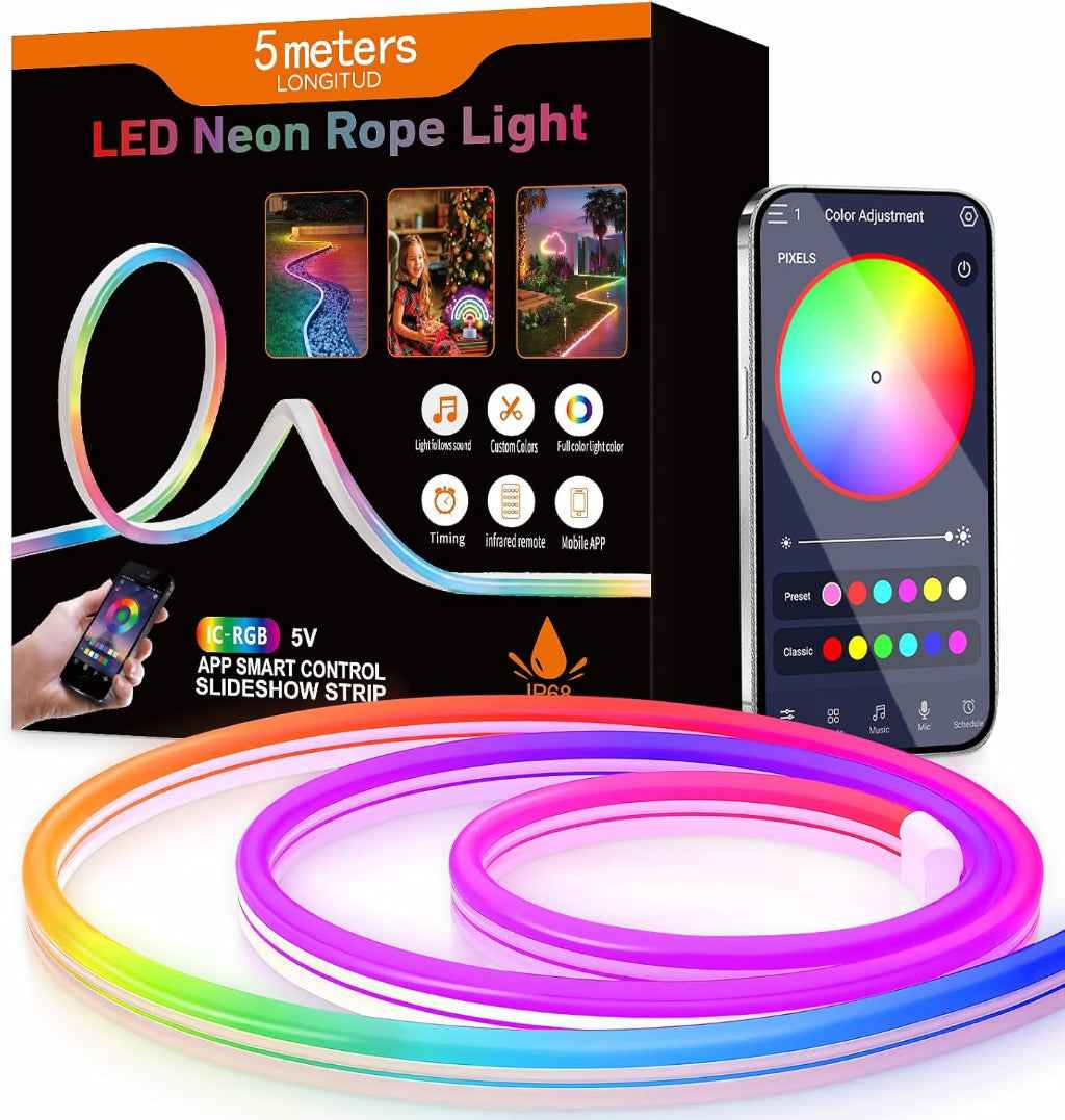 LED Neon 5m Rope Light