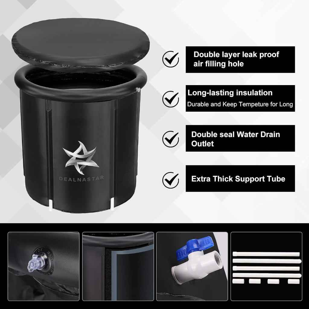 Ice Bath, Cold Tub Ice Bath,88 Gal Inflatable and Portable Cold Plunge for Athletes