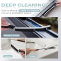Hard bristle crevice cleaning brush 3-pack for tight household gaps