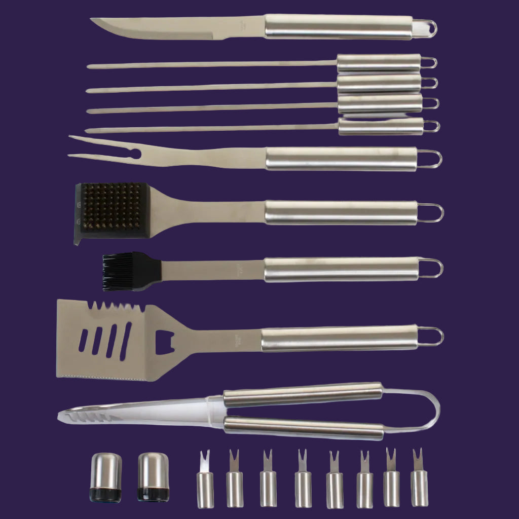 21pcs BBQ Grill Utensil Set
