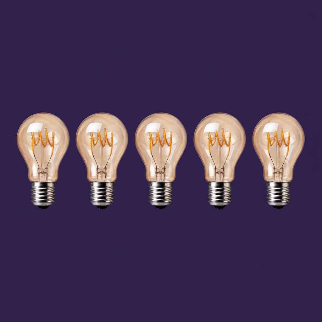 E27 Amber Bulb Multi buy 5 bulbs for £10