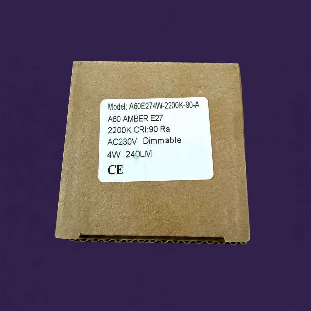 E27 Amber Bulb 4 Watt Box