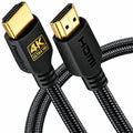 HDMI cable with 4K Ultra HD label on a white background