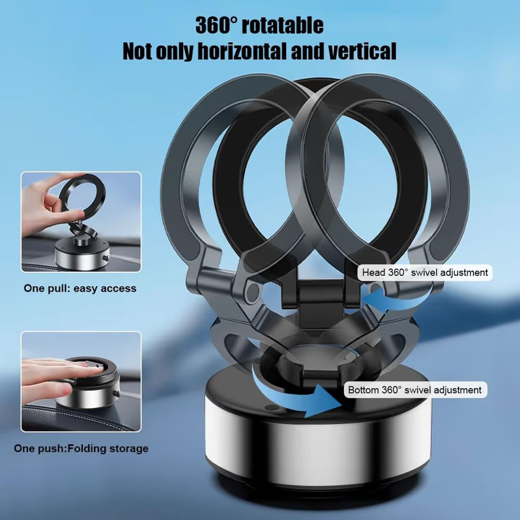 Rotatability overview diagram for the vacuum phone mount