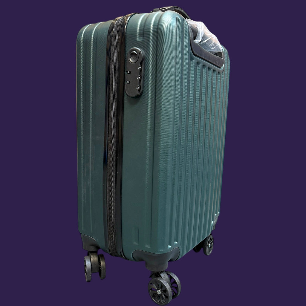 20 Inch Suitcase - Carry On Cabin Luggage Green