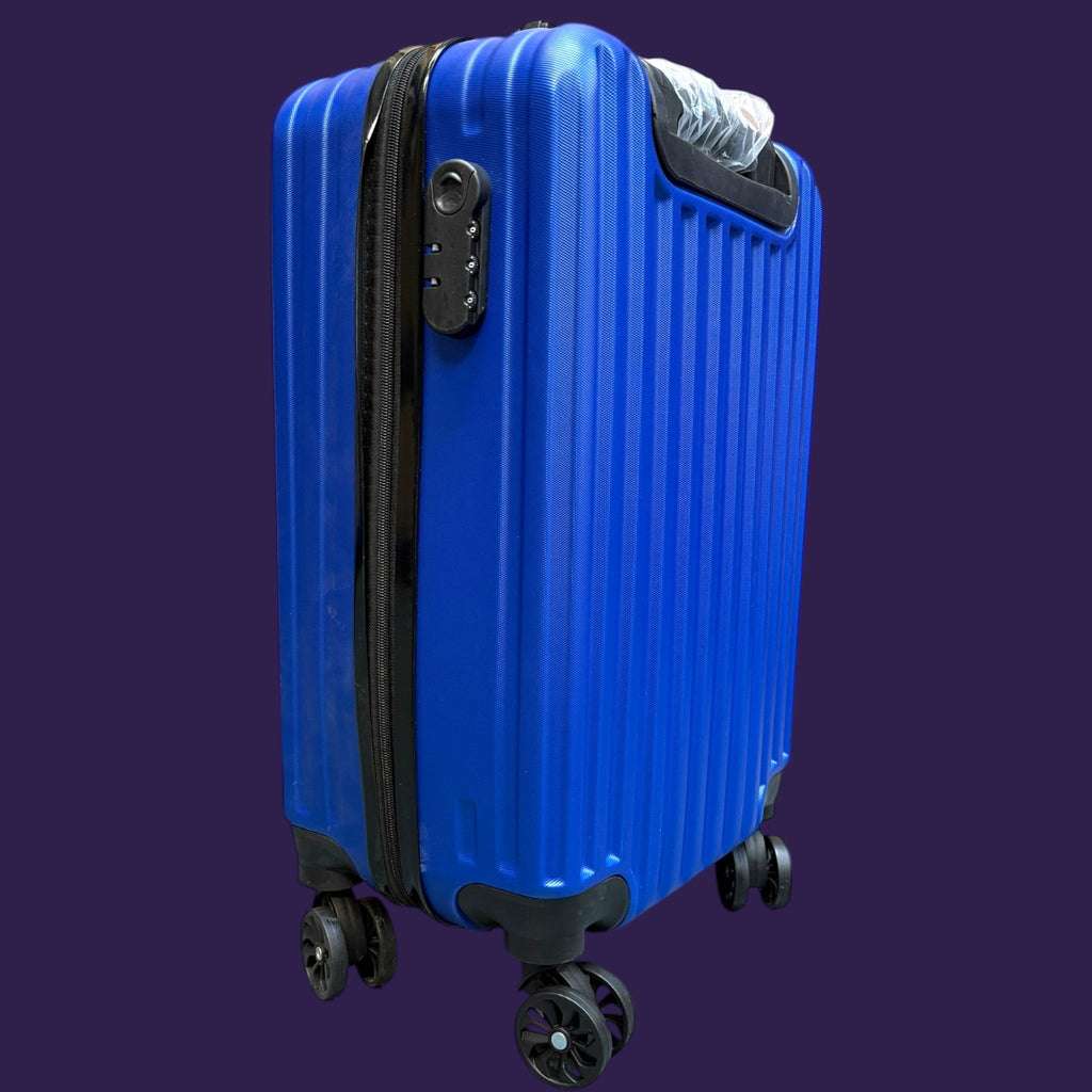 20 Inch Suitcase - Carry On Cabin Luggage Blue