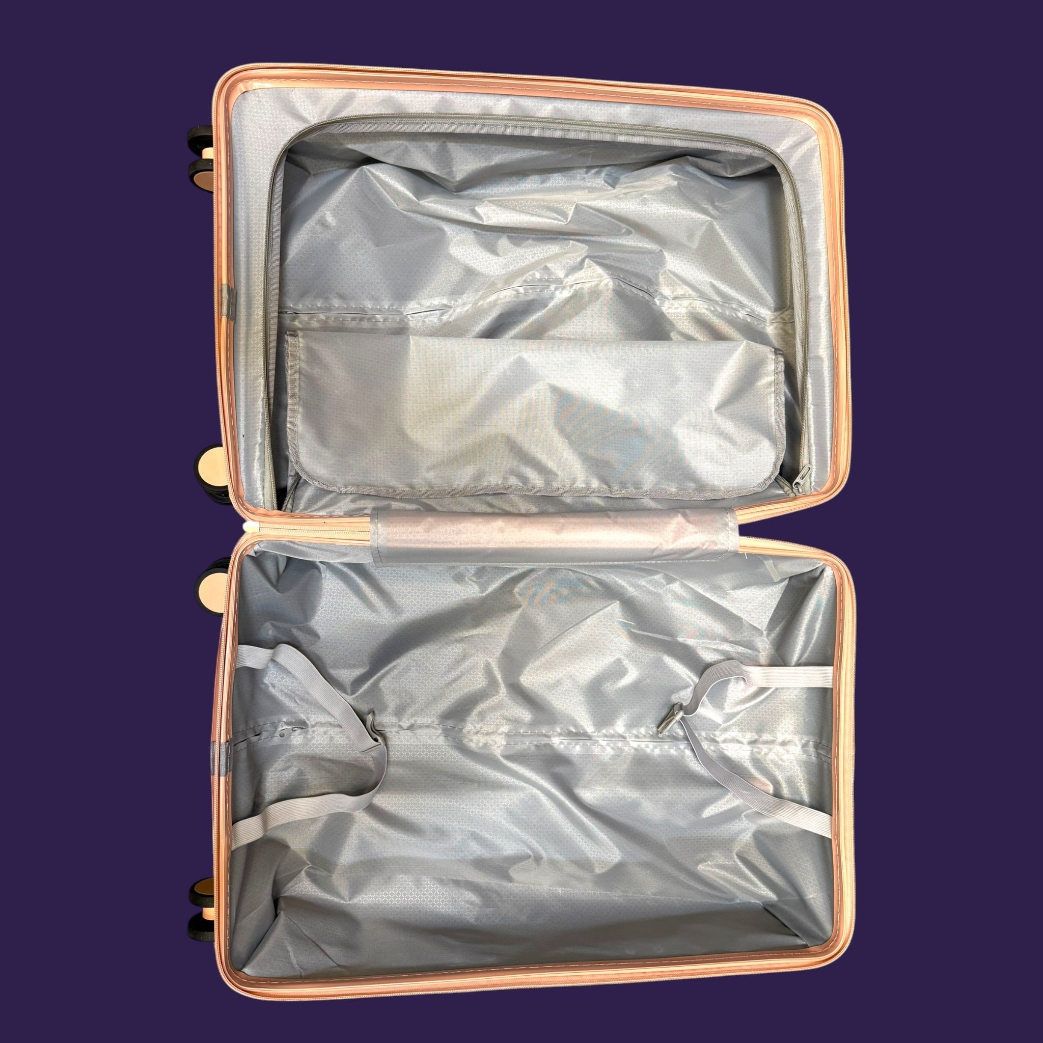 26" Hard Shell Suitcase - Large Checked Luggage Spinner Interior