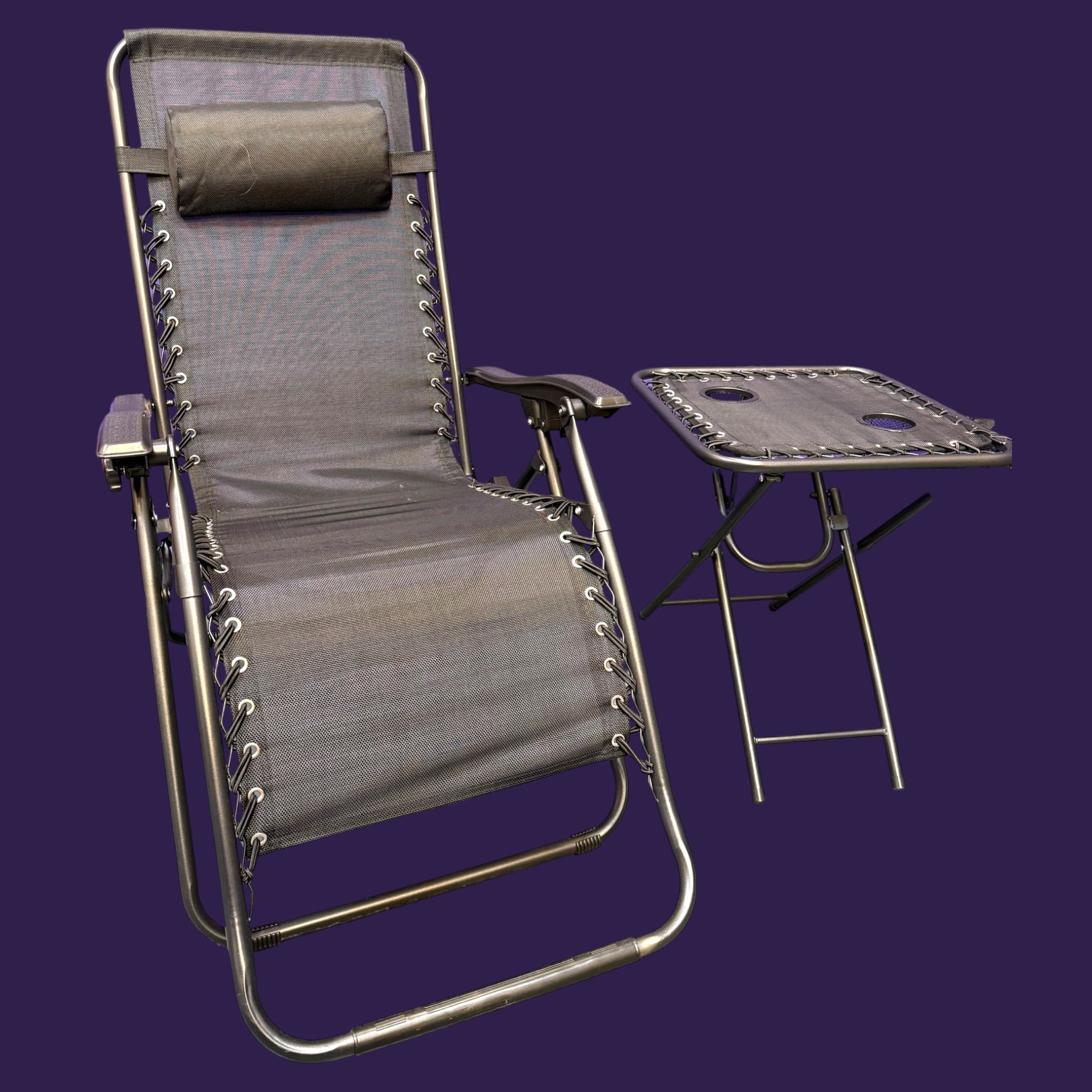 3pcs Lounger Set Black or Grey