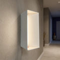 Strait Wall Fitting LED Light - Minimalist modern wall sconce mounted on a gray textured wall