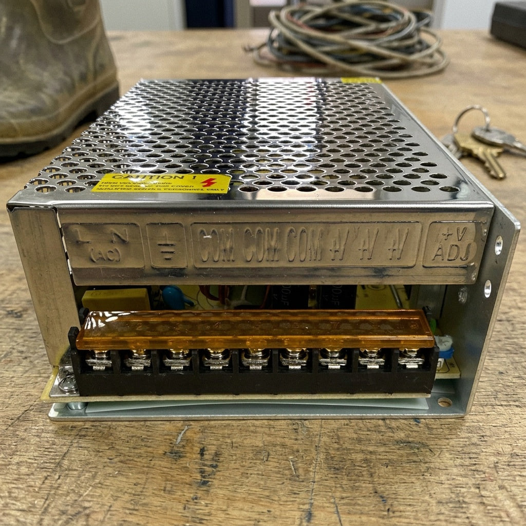 City Store S-250-12 250W 12V DC Power Supply showing terminal connections