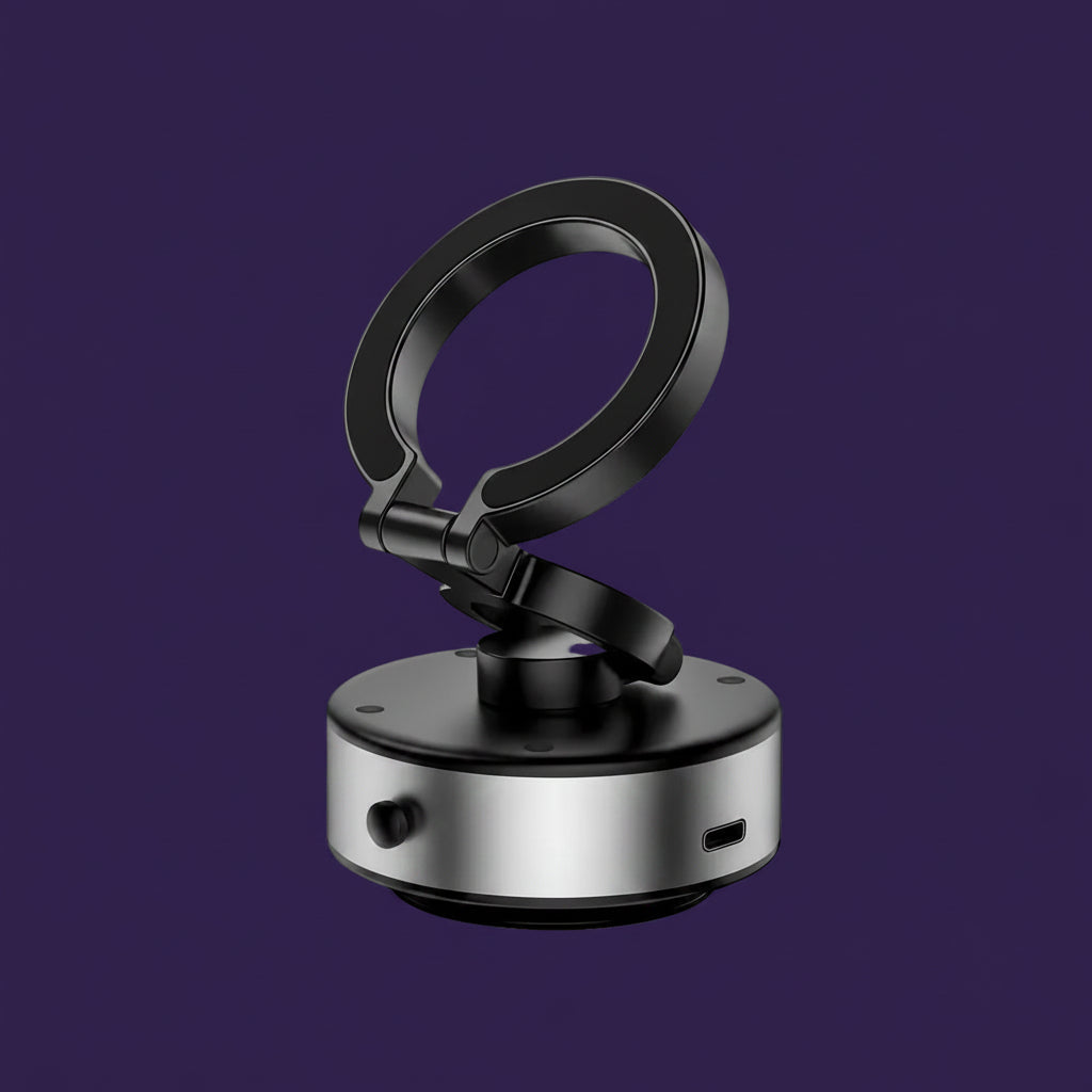 Phone Mag Mount - Magnetic Car Holder with Vacuum Adsorption