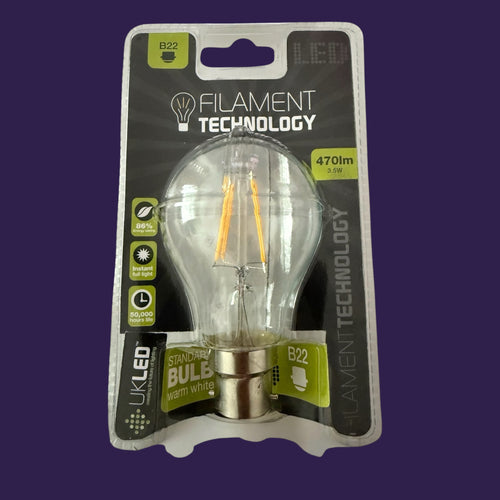 6 x B22 Bayonet 3.5 Bulbs