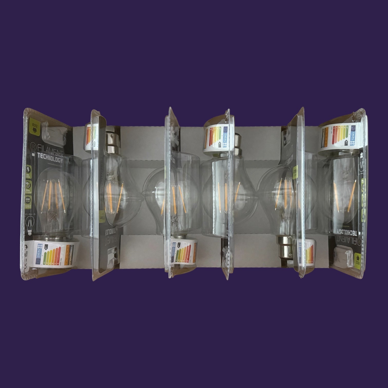 6 x B22 Bayonet 3.5 Bulbs