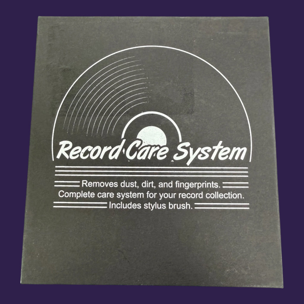Vinyl Record Cleaning Kit with Anti-Static Brush & Cleaner Packaging Box