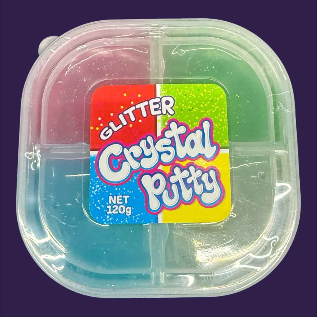 Glitter Crystal Putty 4-compartment tub