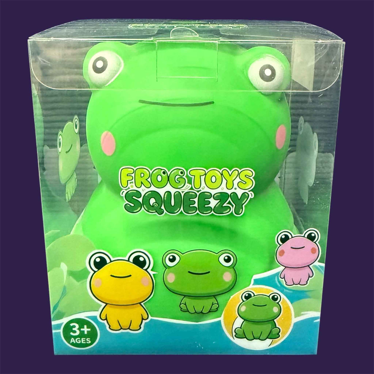 Jumbo Frog Squishy 15×13 cm - Sensory Stress Relief Toy