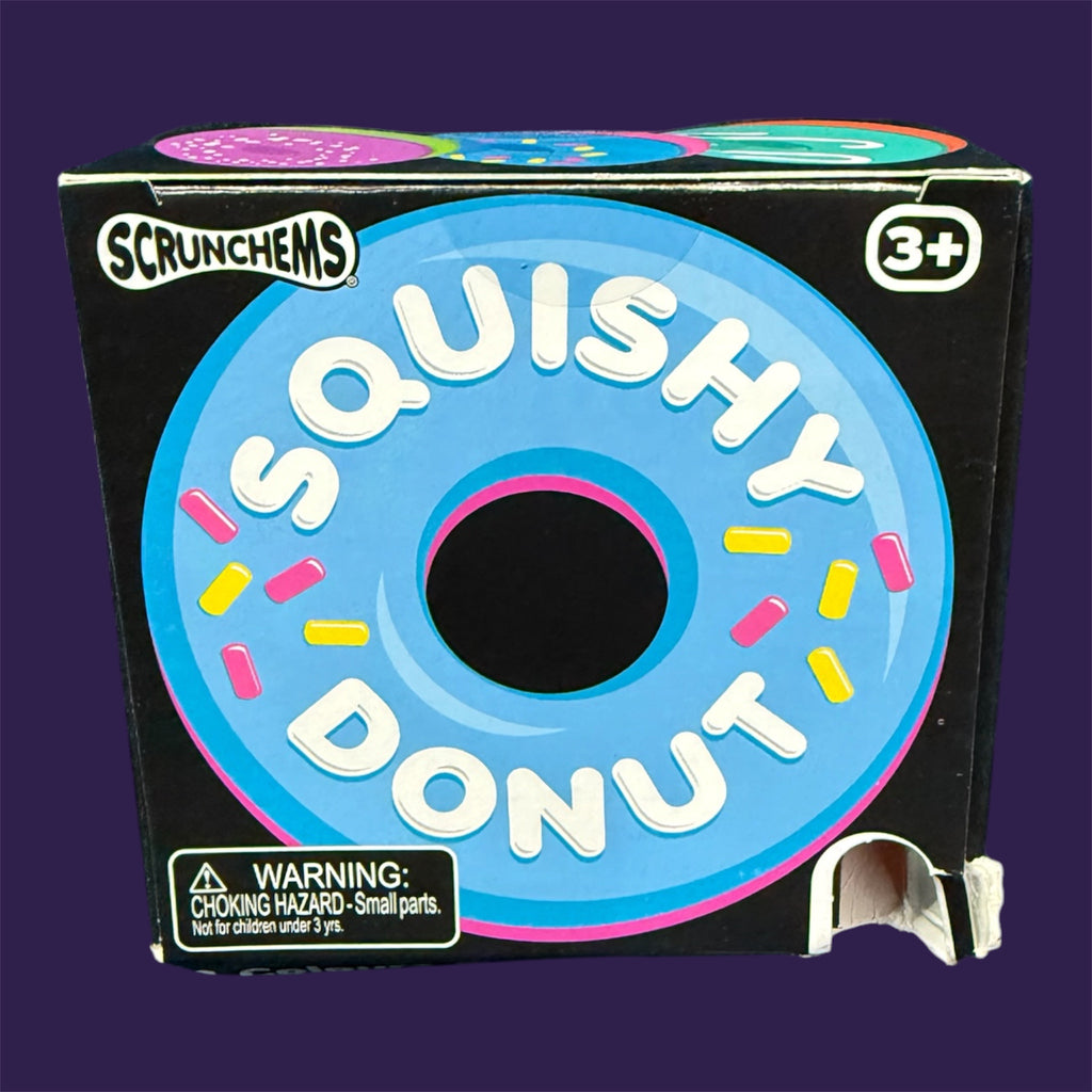 Scrunchems Squishy Donut packaging box front view
