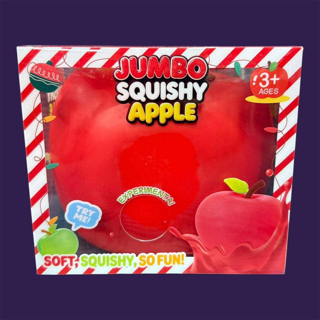 Jumbo Apple Squishy in retail packaging box