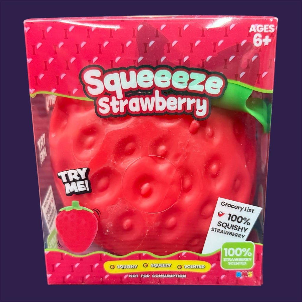 Jumbo Strawberry Squishy retail packaging