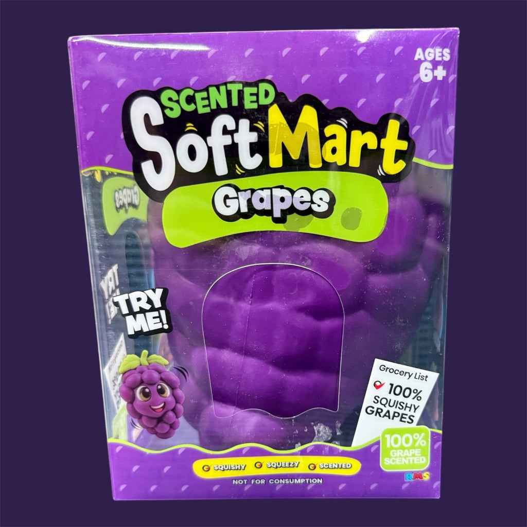 Jumbo Grape Squishy (19cm × 14cm)