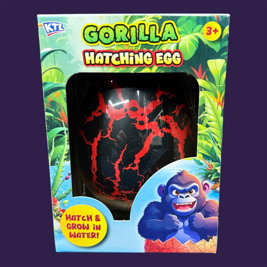 Gorilla Hatching Egg boxed packaging