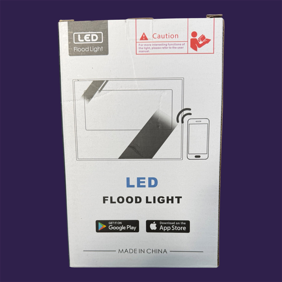 30W RGB smart LED floodlight box packaging