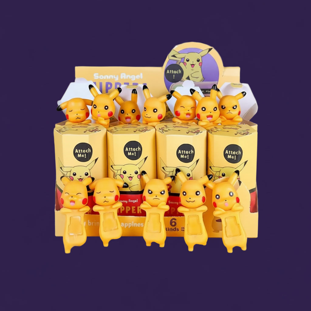 Pokémon Hippers Decorative Mini Figures - Cute Blind Box Figure Toppers Box set