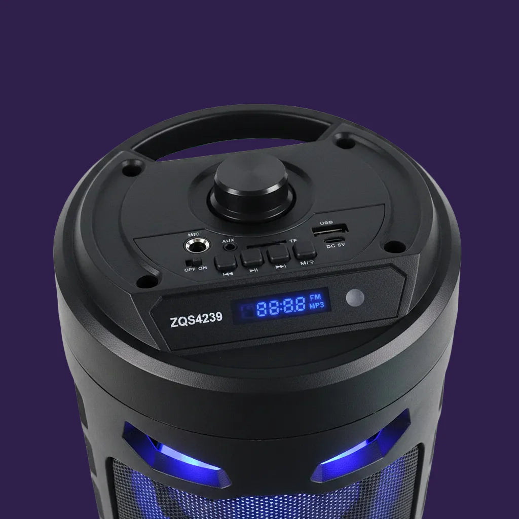 ZQS4239 Party Speaker Top Control Panel and Volume Dial