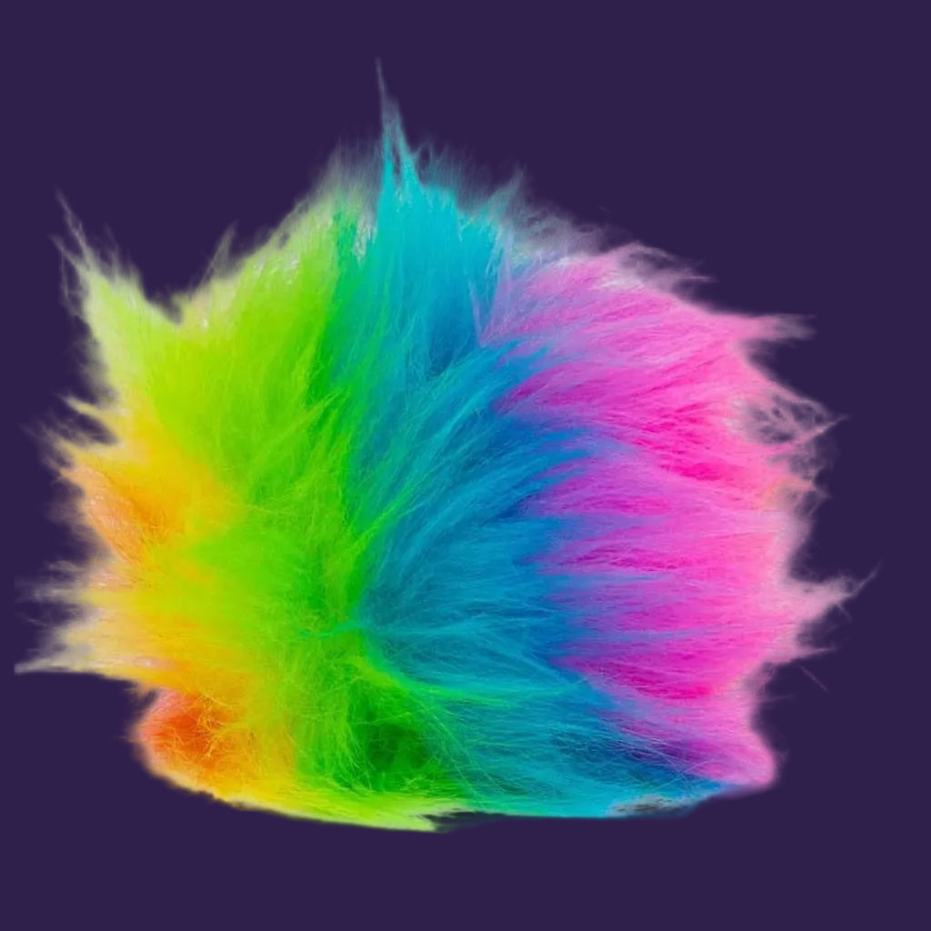 Scrunchems Furry Ball - Rainbow Squishy Toy
