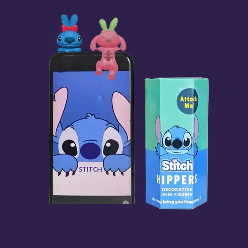 Stitch Hippers Cute Phone Accessory Figure - Disney Blind Box Figures and Packaging