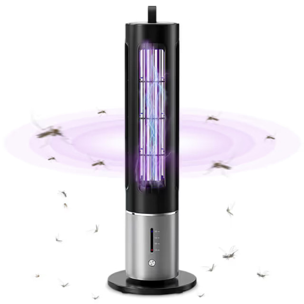 Joba 1800V electric mosquito zapper tower with purple UV light
