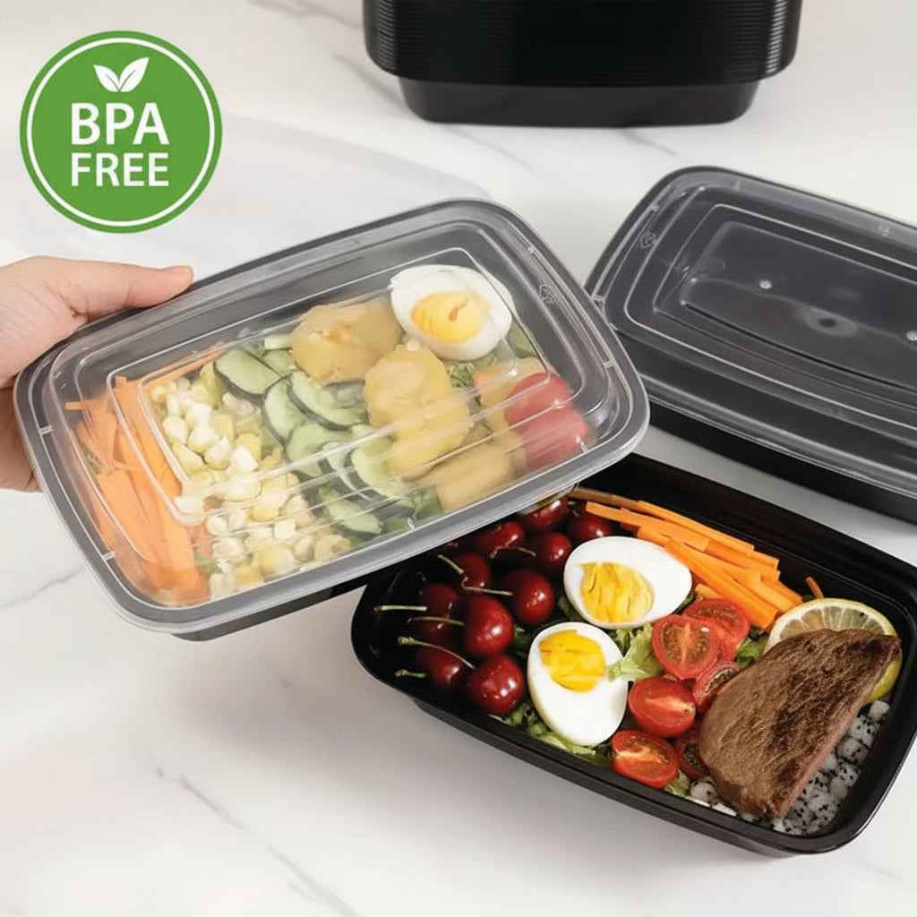 Meal Prep Containers 800ml 12 Pack Reusable BPA-Free Microwave & Freezer Safe