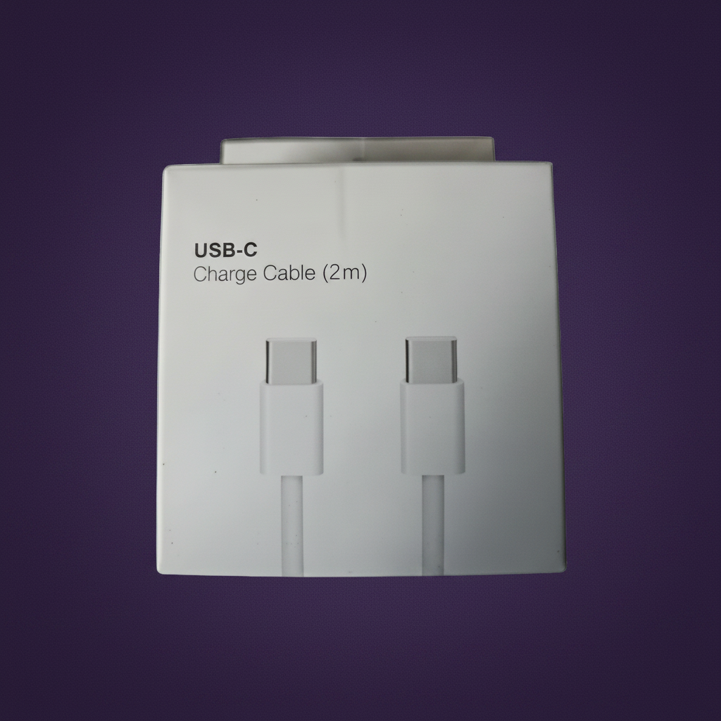 240W USB-C to USB-C Fast Charging Cable (2m) retail box packaging front view