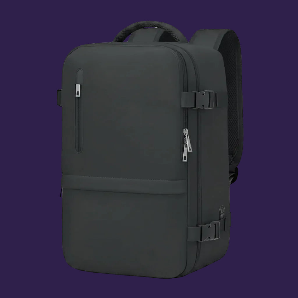 Cabin Bag 45x36x20 Travel Backpack in charcoal grey front view