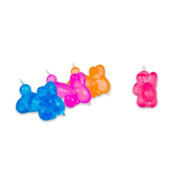 Assorted colourful Scrunchems Sugar Balloon Dog fidget toys set