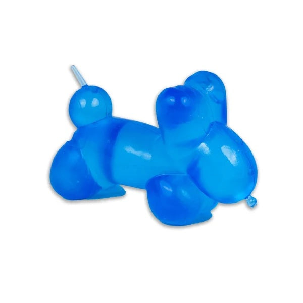 Blue Scrunchems Sugar Balloon Dog squishy stress relief toy