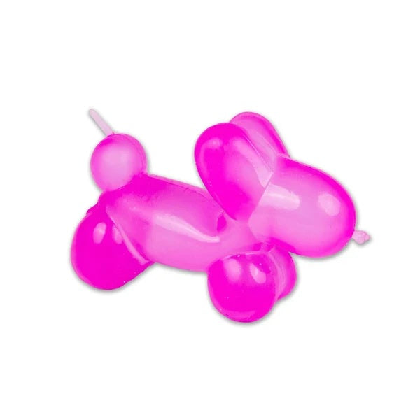 Pink Scrunchems Sugar Balloon Dog squishy stress toy