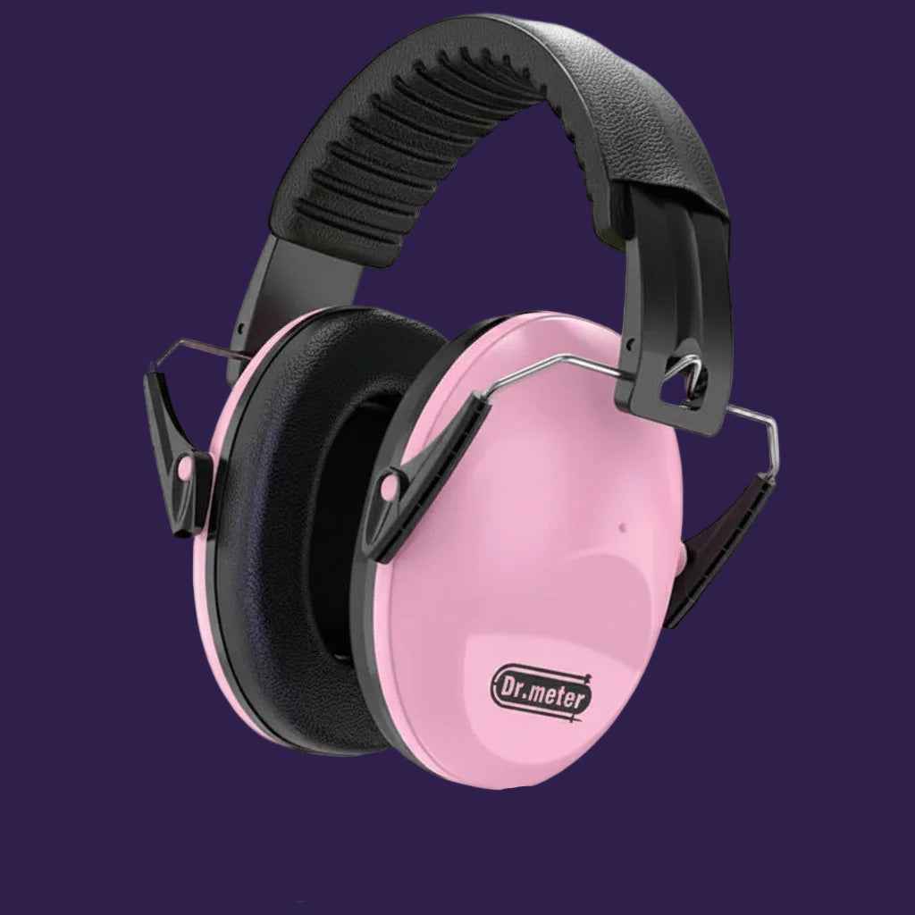 Dr. Meter Noise Reduction Ear Muffs (31dB SNR Ear Defenders) Black