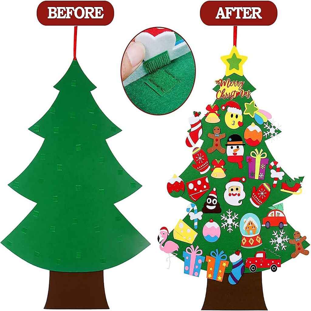 Felt Christmas Tree for Kids (3ft)