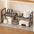 Pots & Pans Organiser – 2‑Tier Expandable Rack