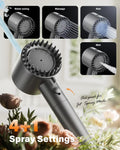Multi-setting handheld shower head spray mode overview